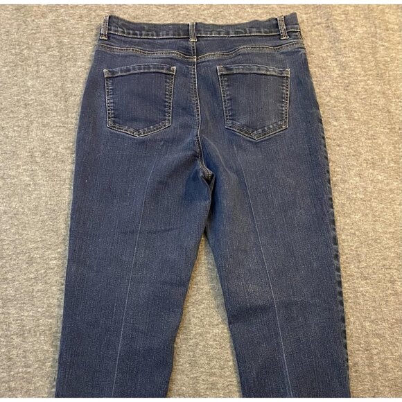 Gloria Vanderbilt Jeans Womens 10 Blue Amanda High Rise Tapered Leg Stretch - Picture 12 of 12